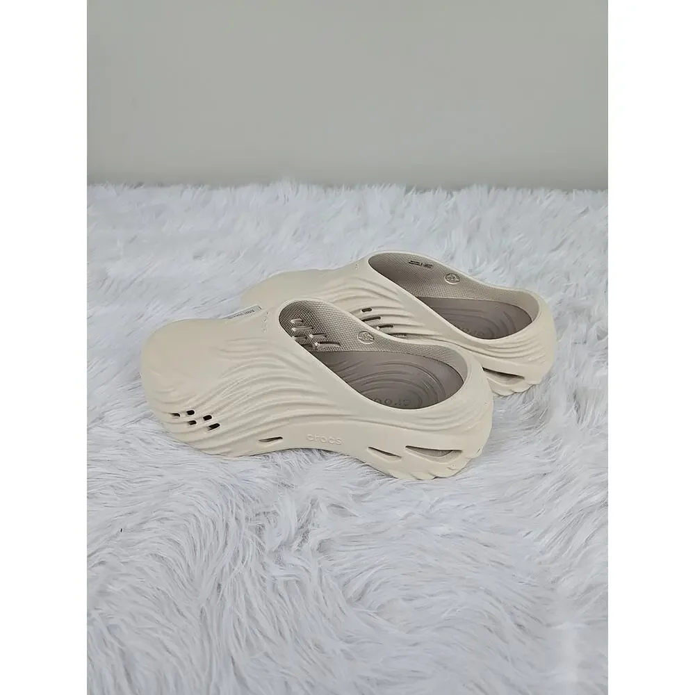 Crocs Echo Wave Almond Tint 210521-0LD Men's 10 Women's 12 New Slip On Comfort
